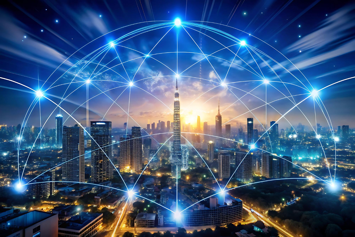 Structured cabling and fibre network infrastructure